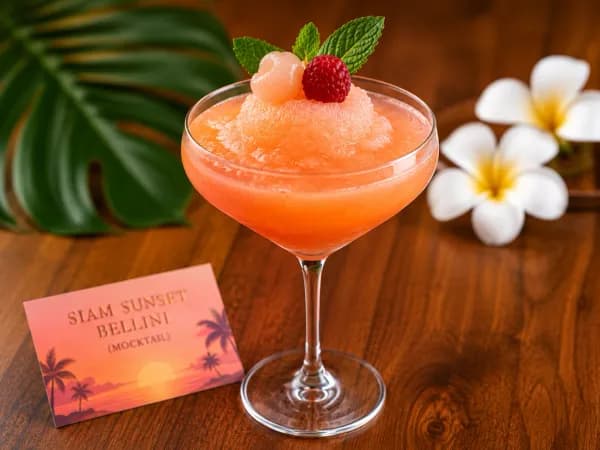 Siam Sunset Bellini (Mocktail)